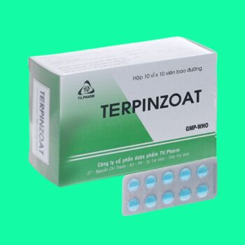 Terpinzoat 100mg/50mg (viên bao đường)