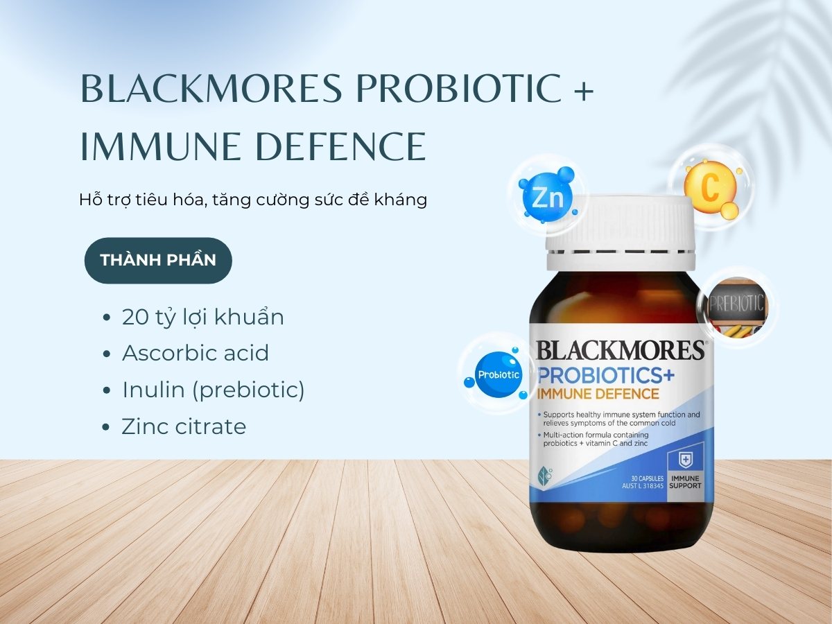 Blackmores Probiotic + Immune Defence