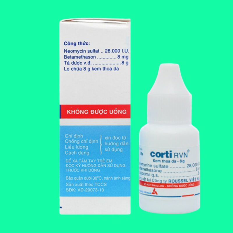 Thuốc Corti RVN 8g điều trị chàm - Dược sĩ Lưu Văn Hoàng
