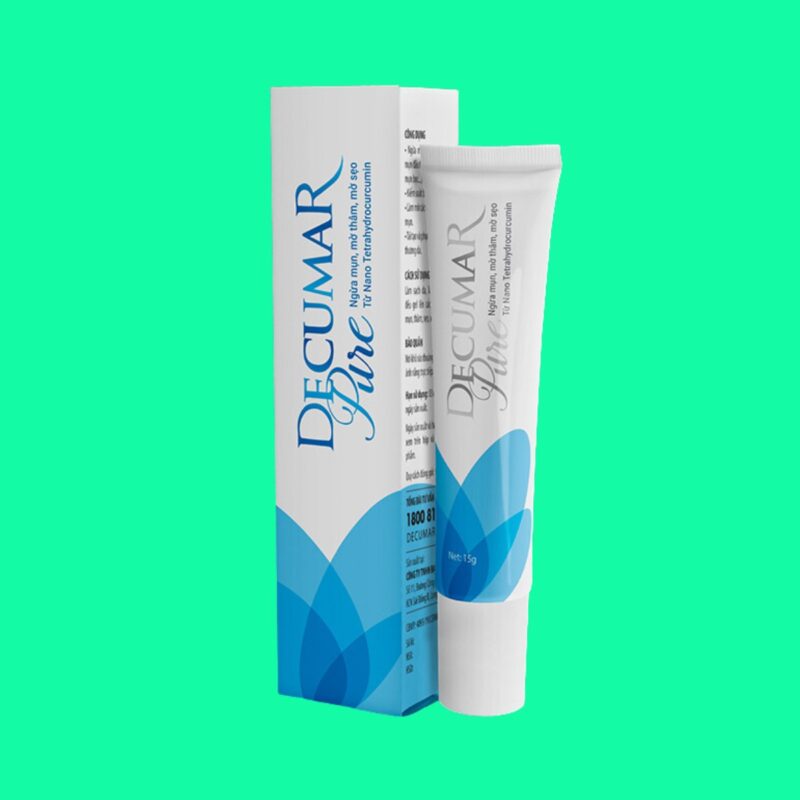 Decumar Kem bôi Decumar Pure 15g trị mụn - Dược sĩ Lưu Văn Hoàng