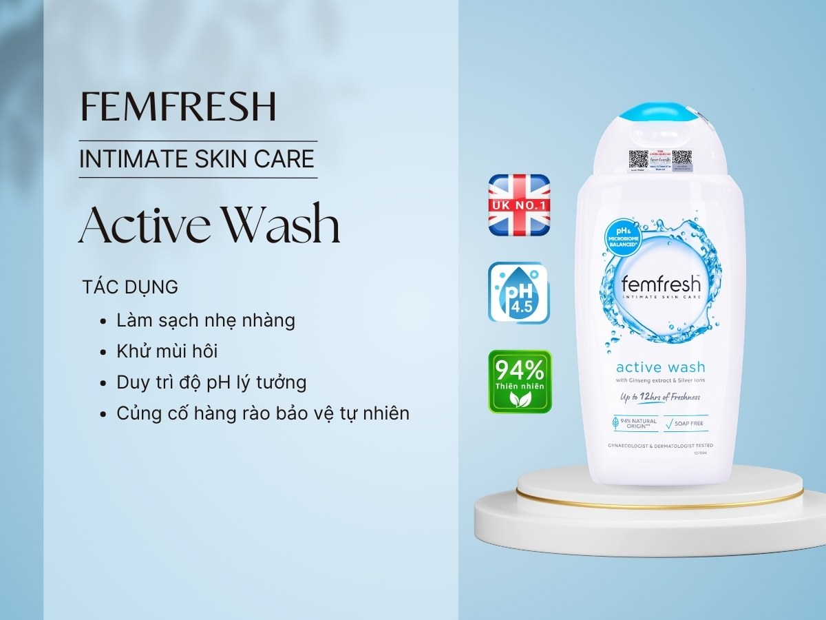 Dung dịch vệ sinh Femfresh Active Wash