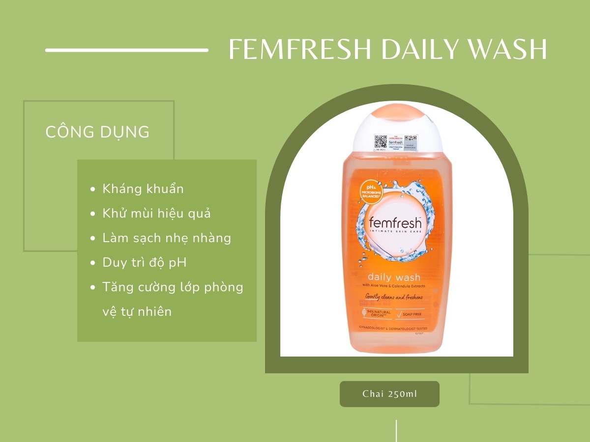 Dung dịch vệ sinh Femfresh Daily Wash