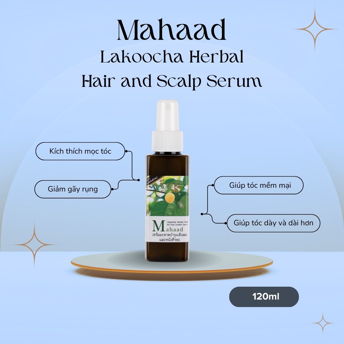 Mahaad Lakoocha Herbal Hair and Scalp Serum
