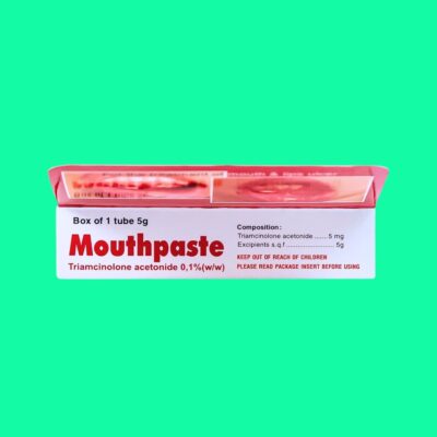 Mouthpaste Thuốc Mouthpaste 0,1% điều trị viêm lợi - Dược sĩ Lưu Văn Hoàng