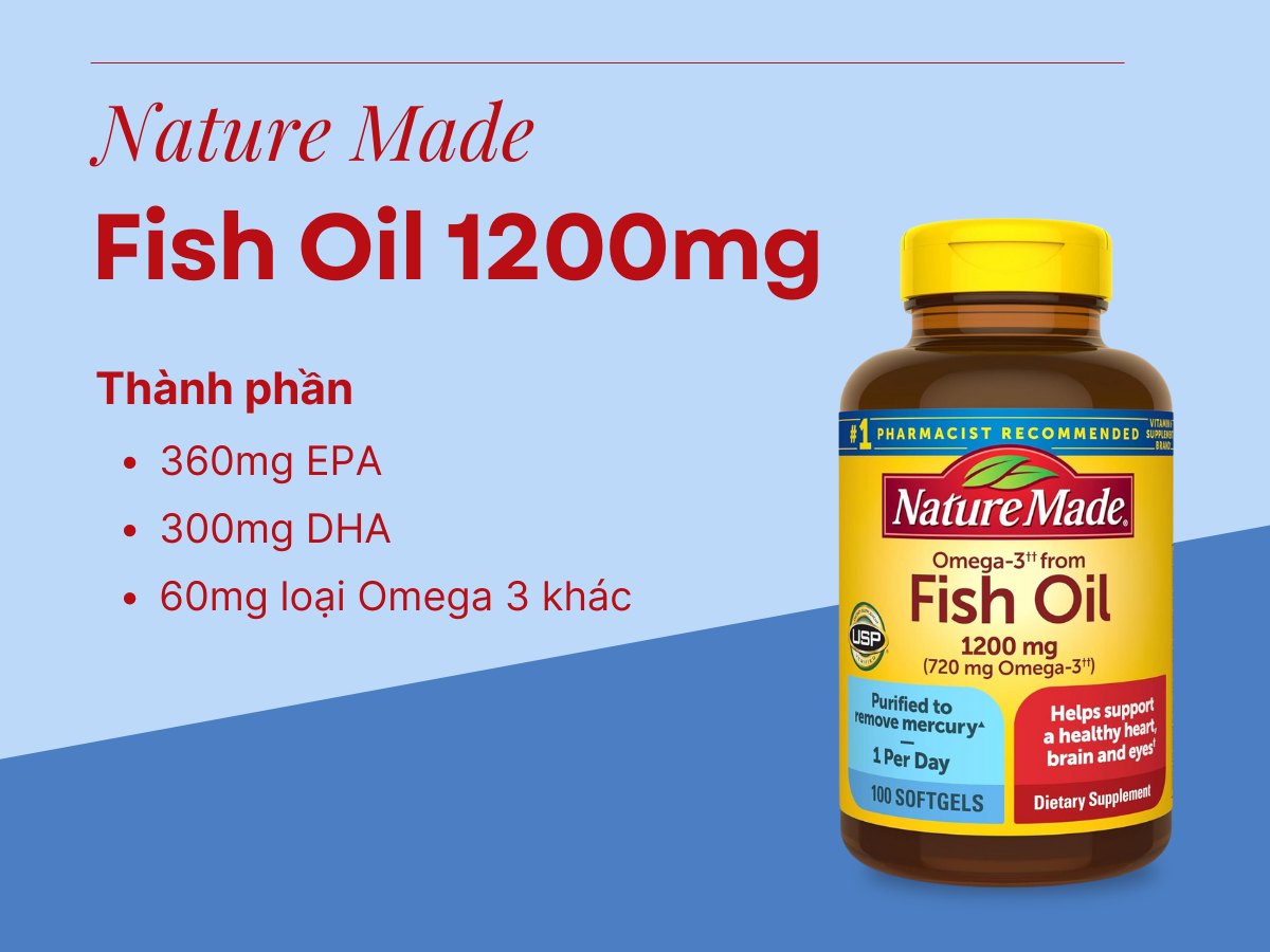 Nature Made Fish Oil 1200mg 