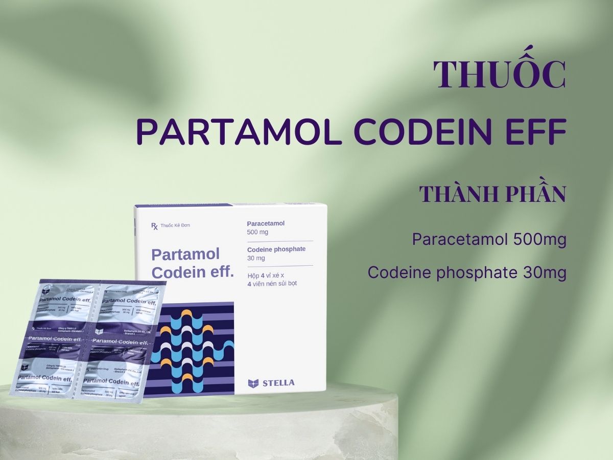 Thuốc Partamol Codeine Eff