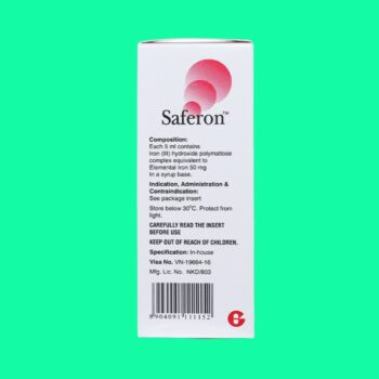 Thuốc Saferon 50mg/5m