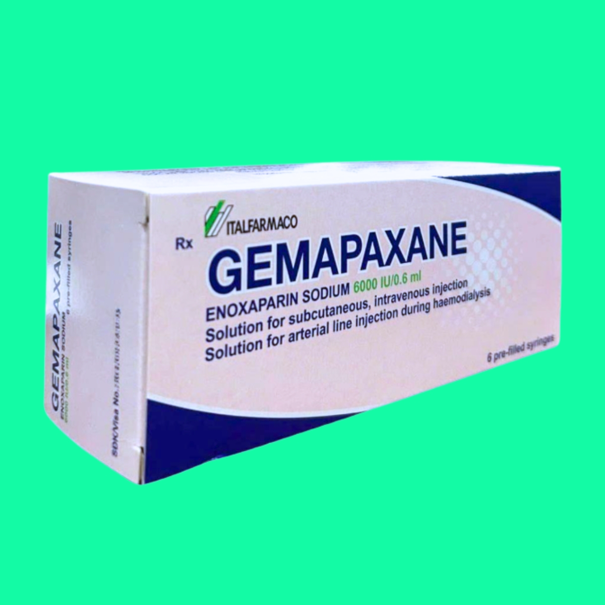 Gemapaxane 6000 IU0.6 ml 3 Gemapaxane 6000 IU0.6 ml 3