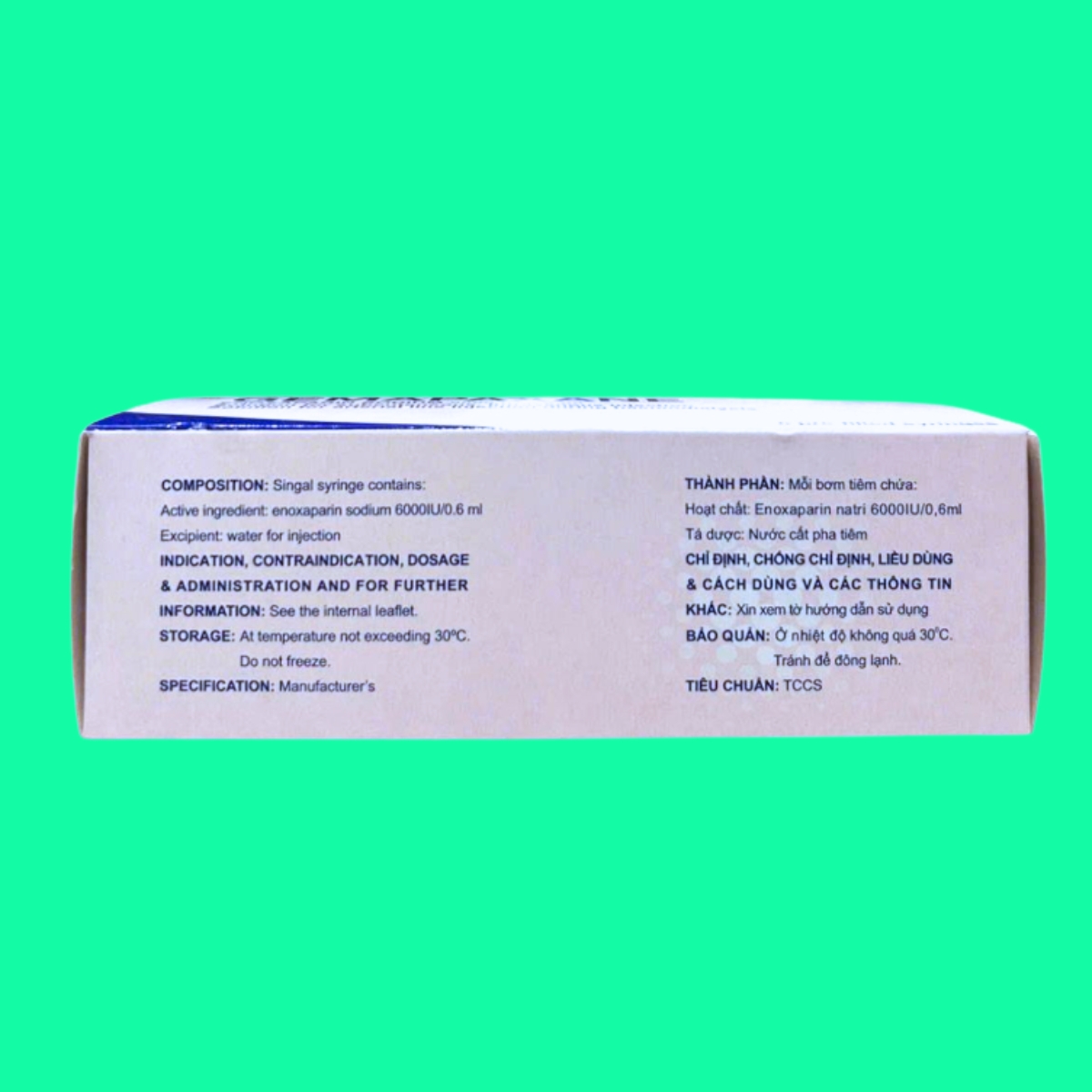 Gemapaxane 6000 IU0.6 ml 5 Gemapaxane 6000 IU0.6 ml 5