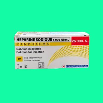 Heparine Sodique 5000 UI/ml Panpharma