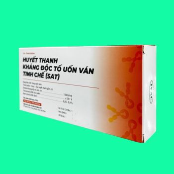 Huyết thanh kháng độc tố uốn ván tinh chế (SAT) 3 Huyết thanh kháng độc tố uốn ván tinh chế SAT 1500UI