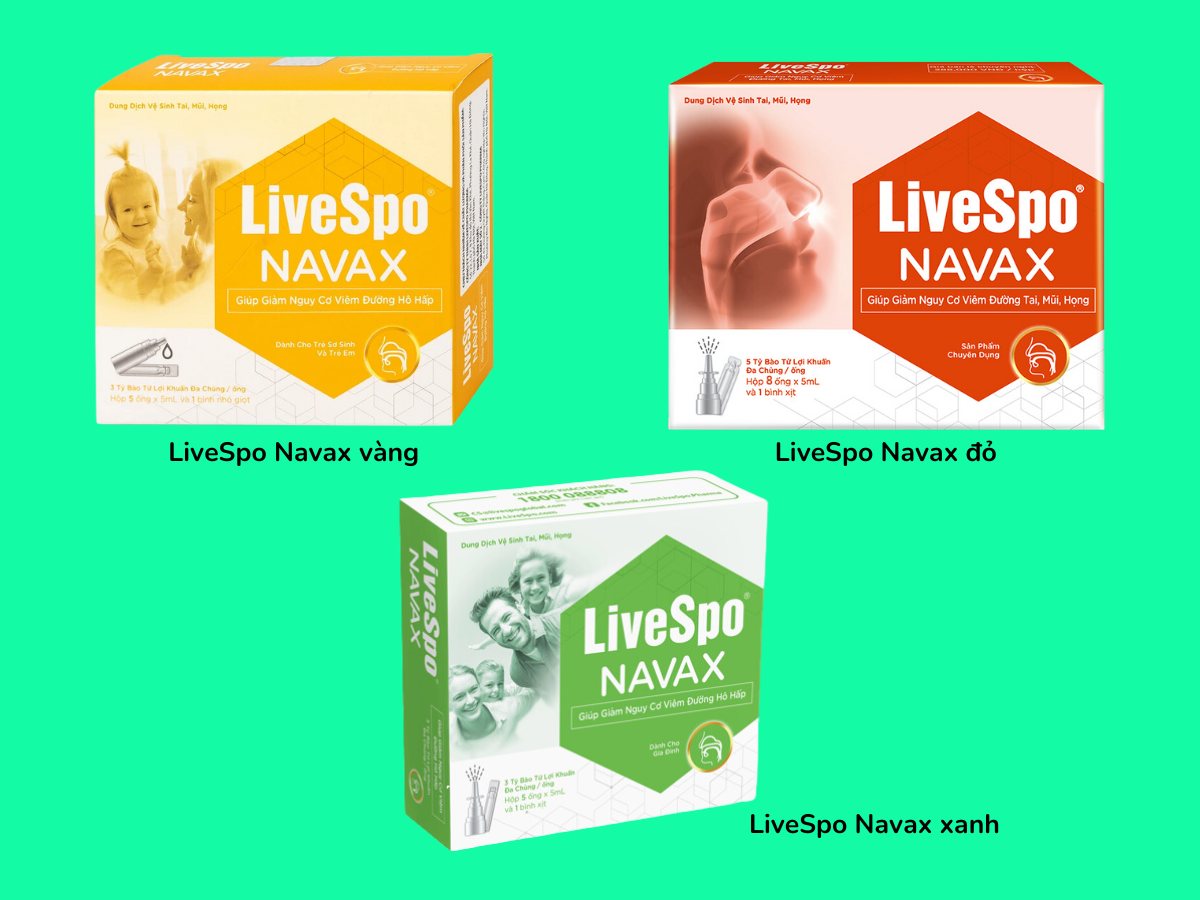 Các màu Livespo Navax