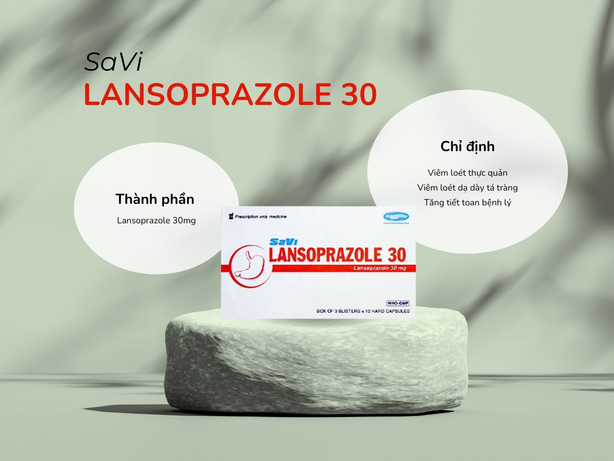 Thuốc Savi Lansoprazole 30