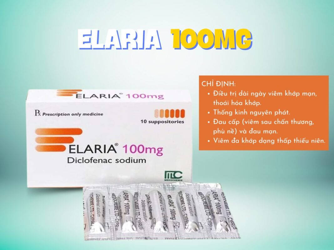 Thuốc Elaria 100mg - Điều trị viêm khớp, thoái hóa khớp - Dược sĩ Lưu ...