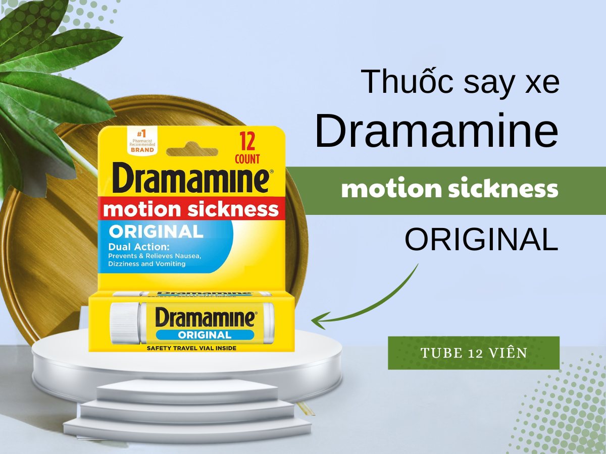 Thuốc say xe Dramamine Motion Sickness Original