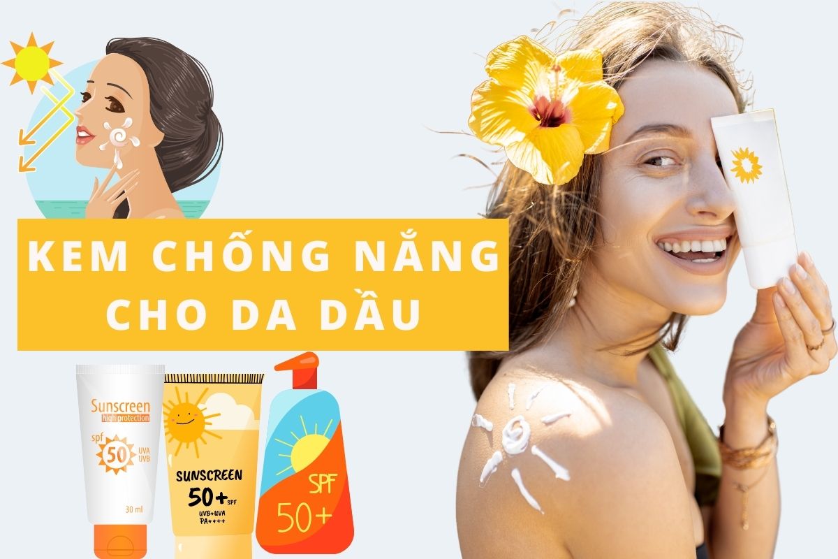 kem chống nắng cho da dầu mụn nhạy cảm