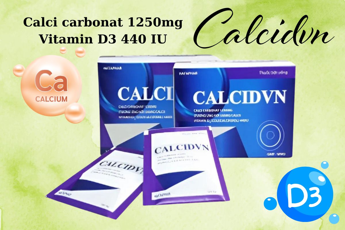 Calcidvn có tác dụng gì?