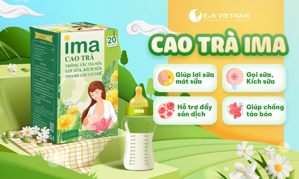 Cao trà lợi sữa, kích sữa IMA