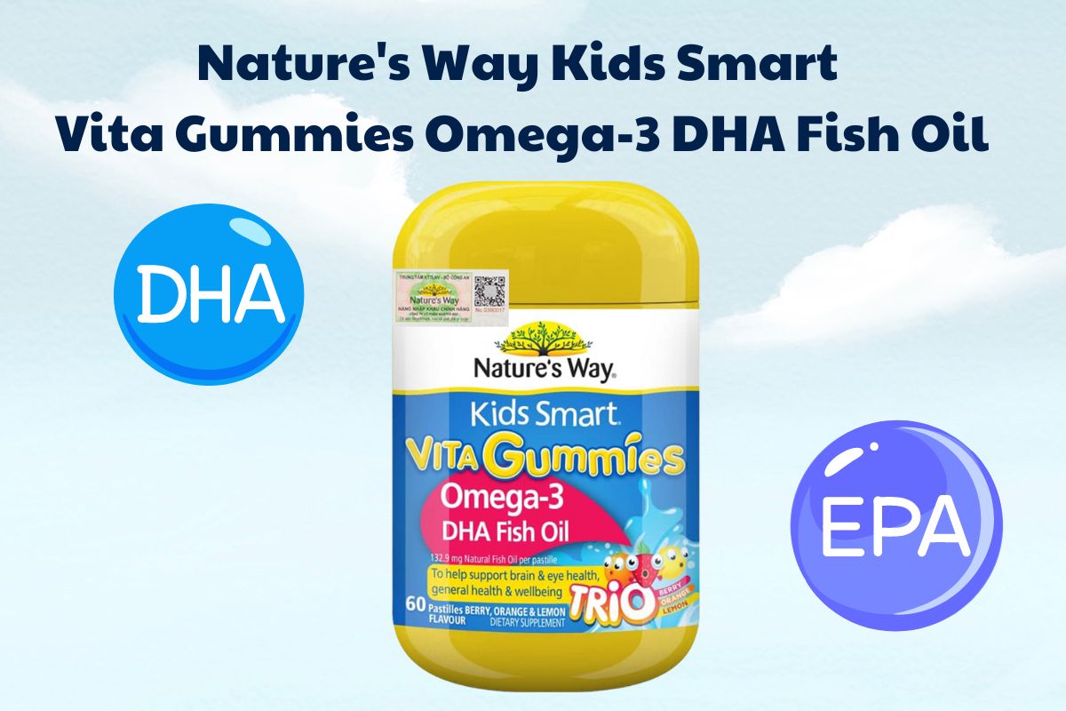 Nature's Way Kids Smart Vita Gummies Omega-3 DHA Fish Oil có tác dụng gì?