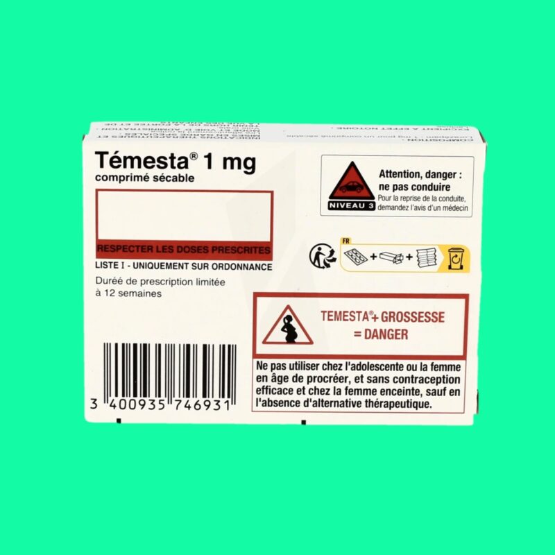 Thuốc Temesta 1mg - Điều trị rối loạn lo âu, trầm cảm - Dược sĩ Lưu Văn ...