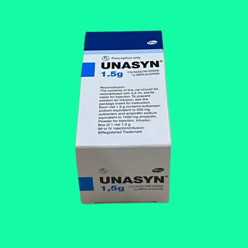 Thuốc Unasyn 1,5g - Điều trị nhiễm khuẩn đường hô hấp - Dược sĩ Lưu Văn ...
