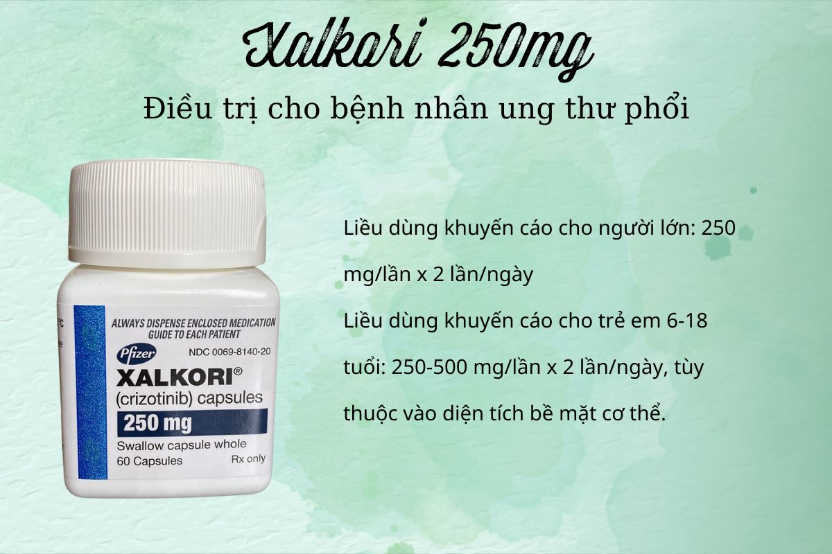 Xalkori 250mg liều dùng như thế nào?