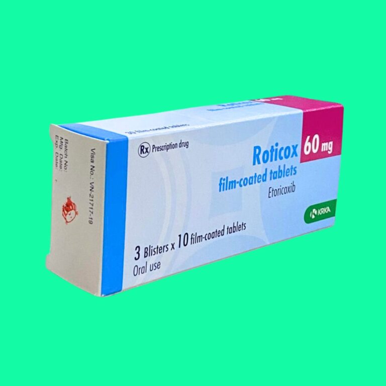Roxiox Thuốc Roticox 60mg (Etoricoxib) giảm đau hậu phẫu răng và các cơn đau ...
