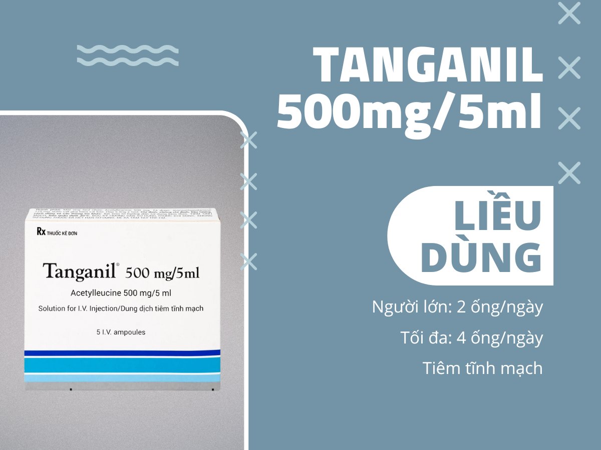 Thuốc Tanganil 500mg/5ml