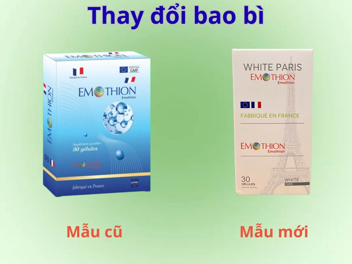 Emothion 12 Thay đổi bao bì Emothion