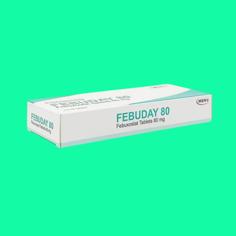 Febunday Thuốc Febuday 80 - Kiểm soát tăng acid uric máu trong bệnh gout mãn