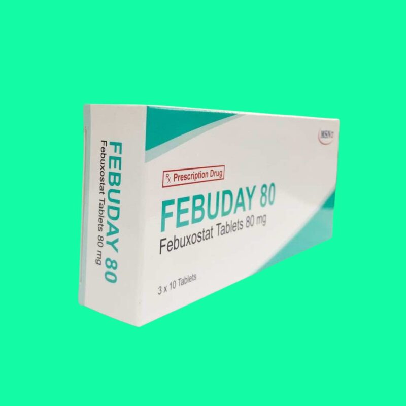 Febunday Thuốc Febuday 80 - Kiểm soát tăng acid uric máu trong bệnh gout mãn