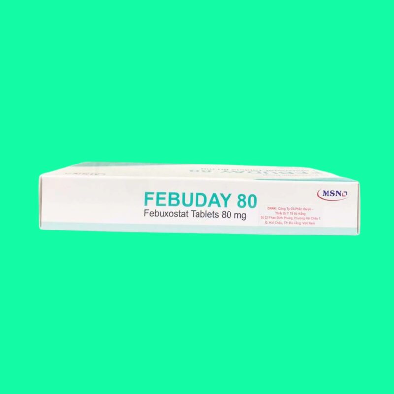 Febunday Thuốc Febuday 80 - Kiểm soát tăng acid uric máu trong bệnh gout mãn