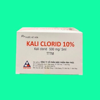 Kali Clorid 10% 500mg/5ml Vinphaco