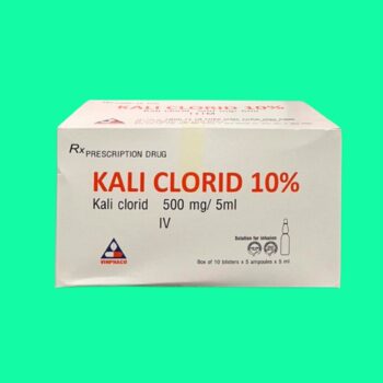 Kali Clorid 10% 500mg/5ml Vinphaco