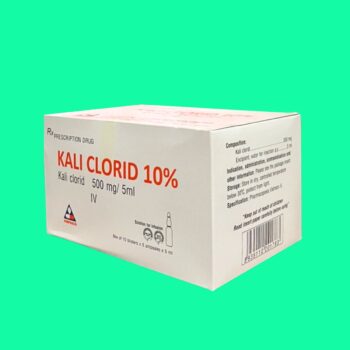 Kali Clorid 10% 500mg/5ml Vinphaco