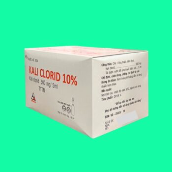 Kali Clorid 10% 500mg/5ml Vinphaco