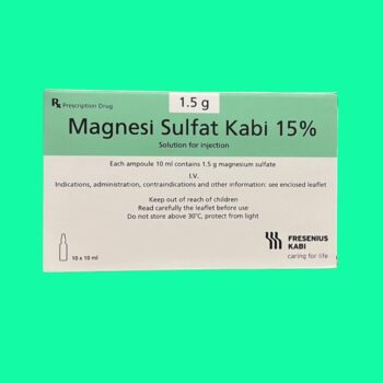 Magnesi Sulfat Kabi 15%