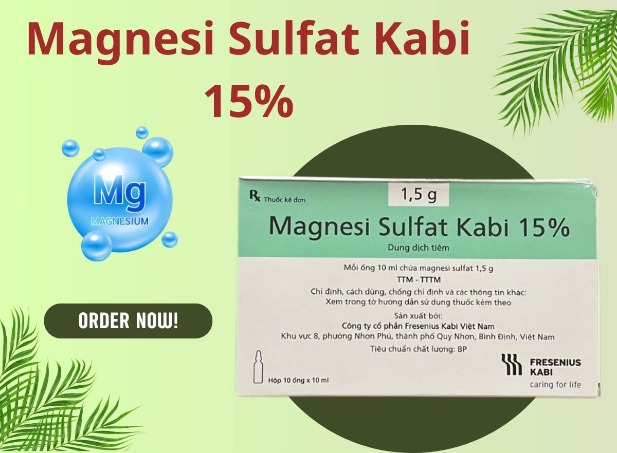 Magnesi Sulfat Kabi 15%