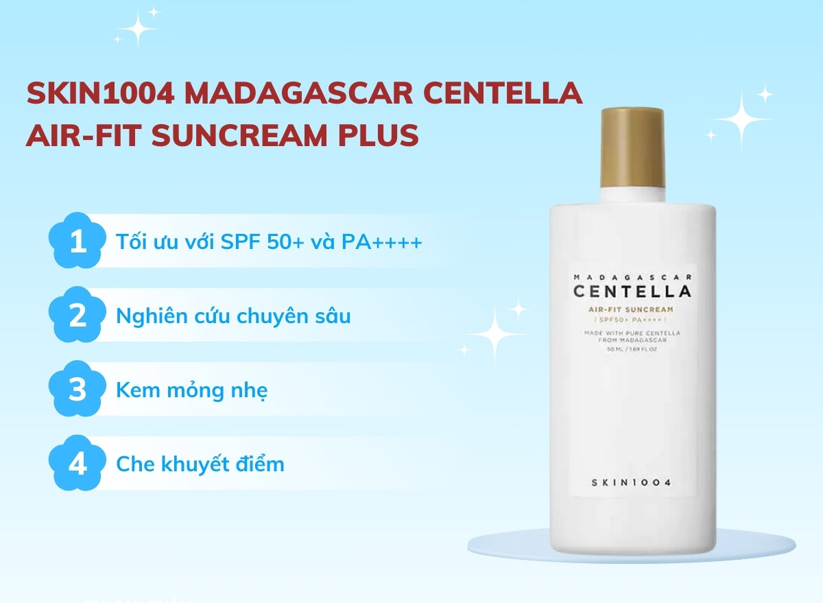 Skin1004 Madagascar Centella Air-Fit SunCream Plus