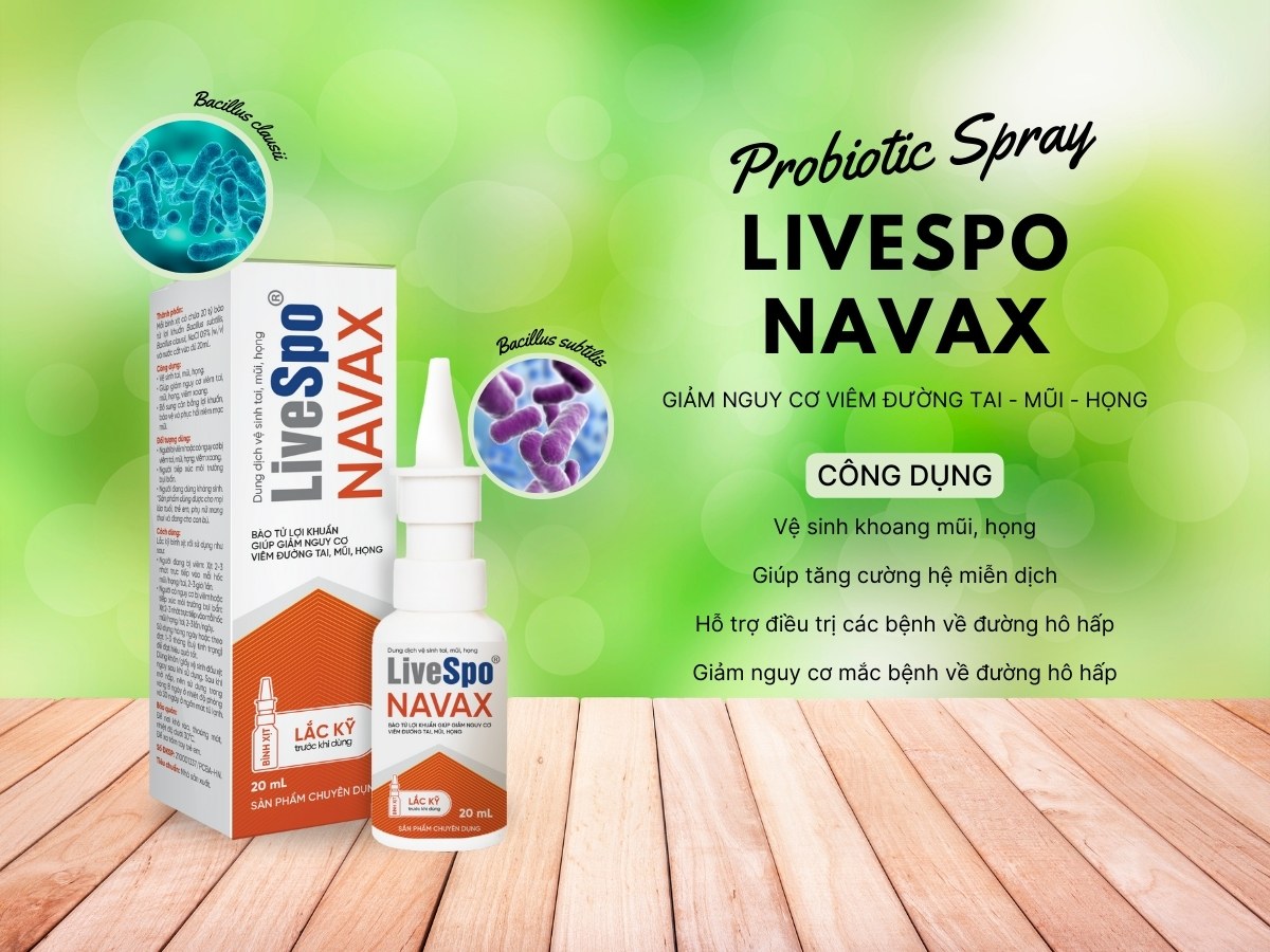 Bình nhựa xịt lợi khuẩn LiveSpo Navax