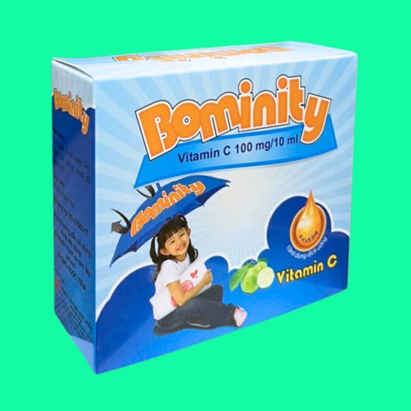 Thuốc Bominity 100mg/10ml điều trị bệnh scorbut, thiếu vitamin C