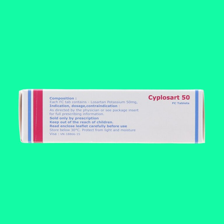 Thuốc Cyplosart 50 FC Tablets điều trị tim mạch huyết áp cao
