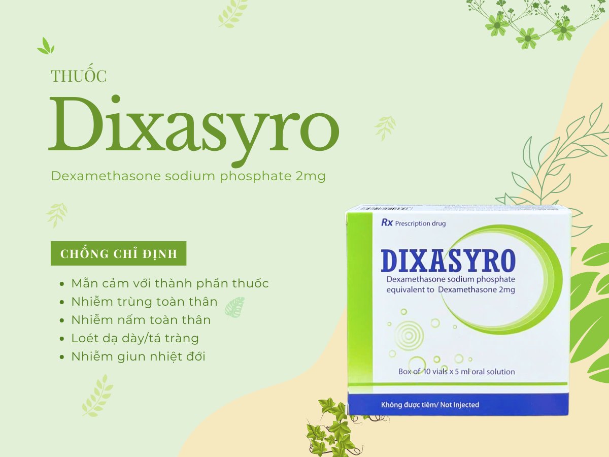 Thuốc Dixasyro 2mg/5ml