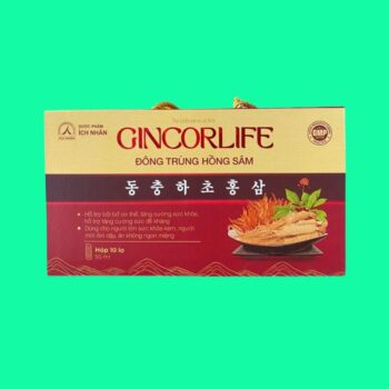 Gincorlife Đông trùng Hồng sâm