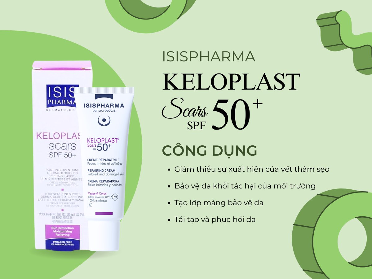 Kem KELOPLAST scars SPF50+ Isispharma