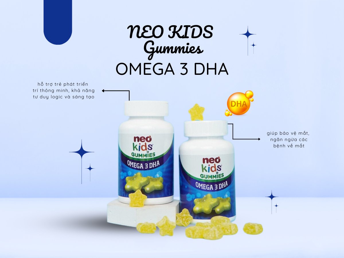 Neo Kids Gummies Omega 3 DHA