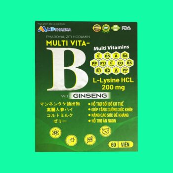 Pharoyal Ziti Horamin Multi Vita-B With Ginseng