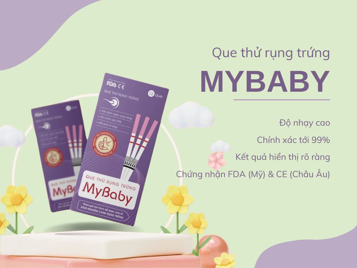 Que thử rụng trứng MyBaby