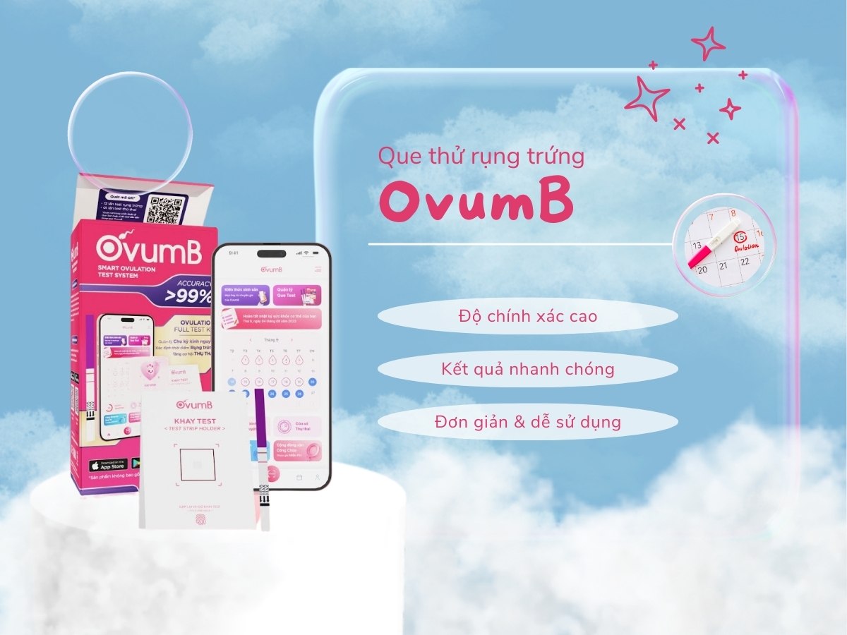 Que thử rụng trứng OvumB