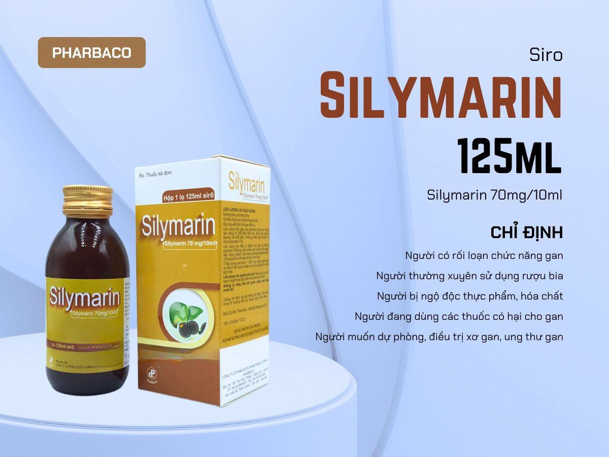 Thuốc Silymarin 125ml Pharbaco